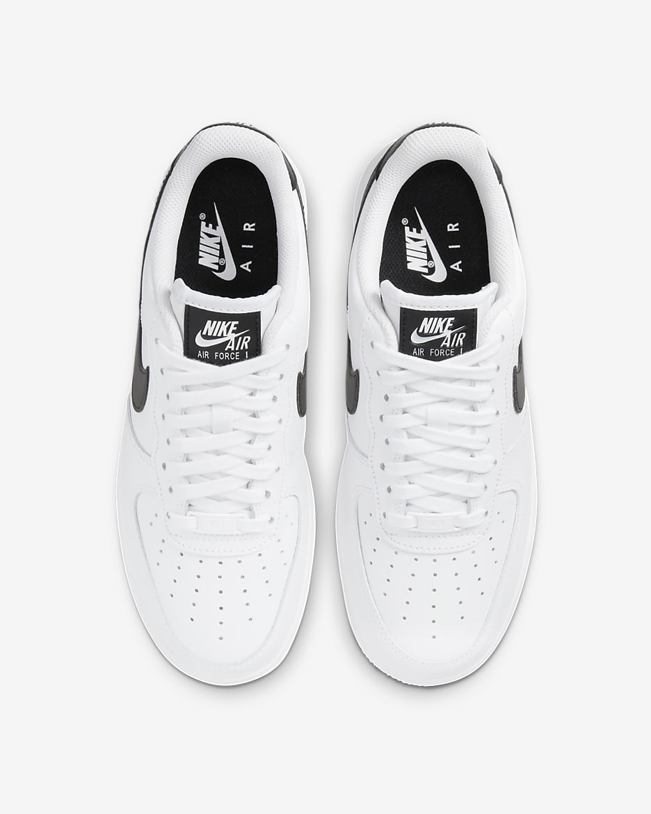 Air force 1 07 womens white and black best sale